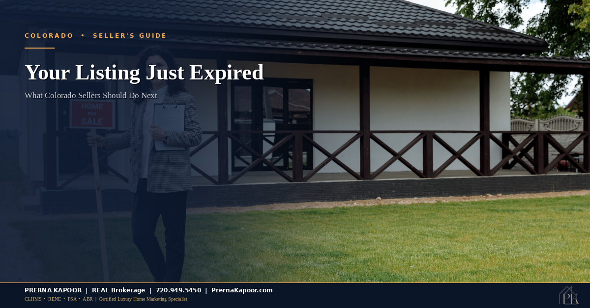 What Happens When Your Colorado Listing Expires (And What to Do Next)