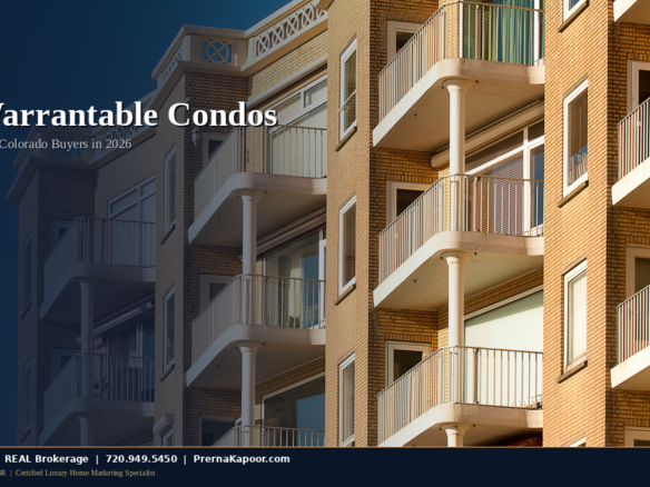A modern Colorado condominium building exterior representing non-warrantable condo financing in 2026