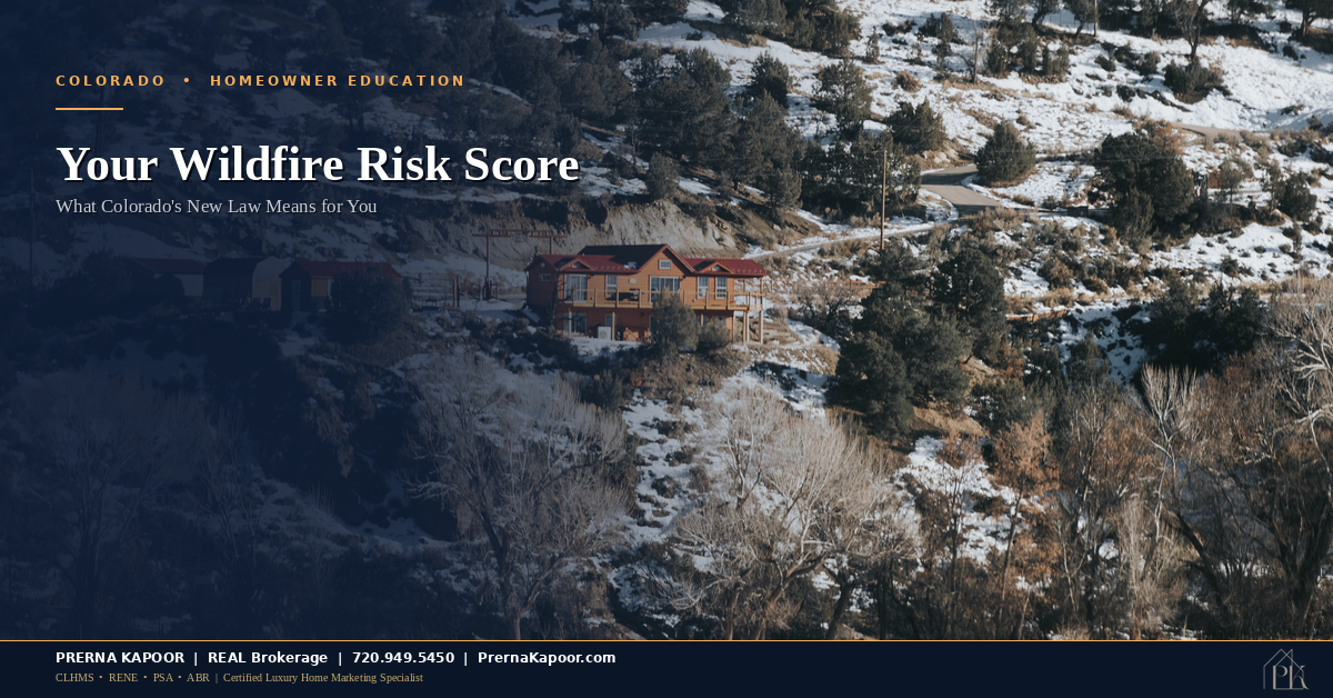 Colorado Homeowners Can Now See Their Wildfire Risk Score. Here’s What That Actually Means.