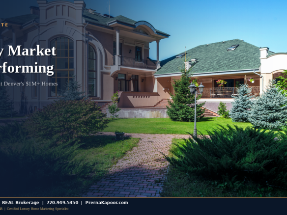 Luxury Denver-area estate home exterior representing the 2026 Denver luxury real estate market update
