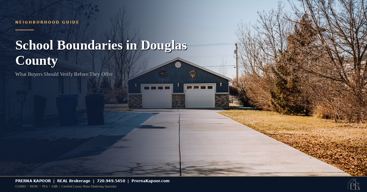 Douglas County School Boundaries: What Parker and Highlands Ranch Buyers Should Check Before You Write an Offer