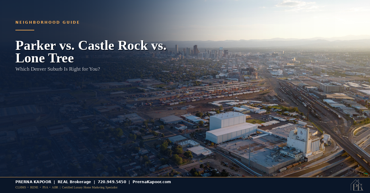 Parker vs. Castle Rock vs. Lone Tree: Which Denver Suburb Is Right for You?