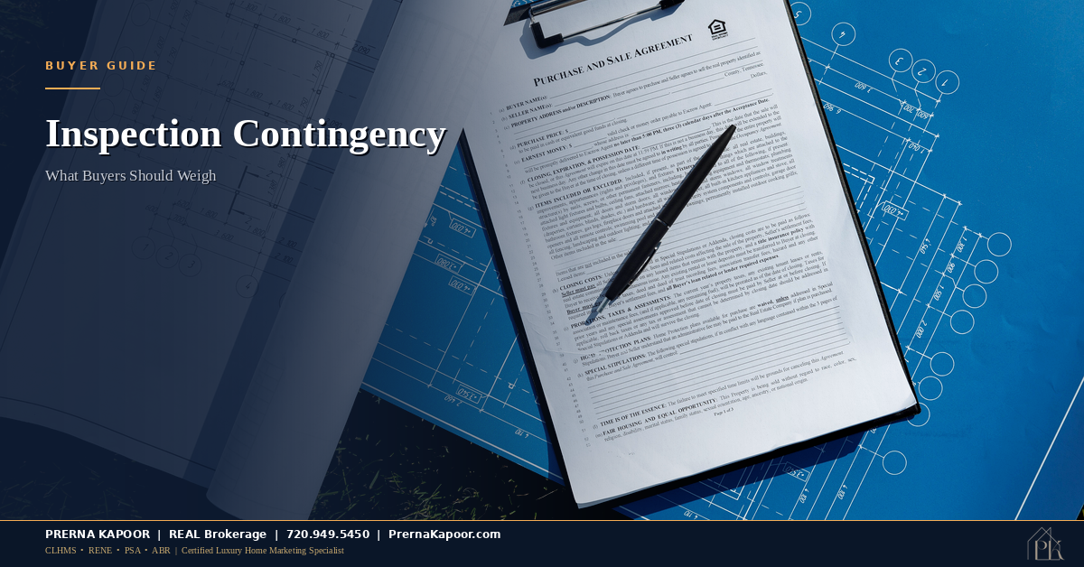 Should You Waive the Inspection Contingency in Colorado? What Buyers Need to Weigh