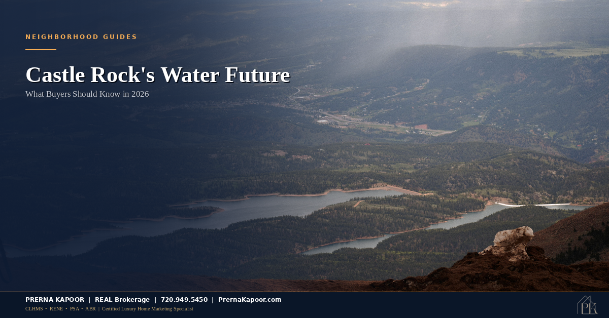 Castle Rock’s Water Future: What Buyers and Homeowners Should Know in 2026
