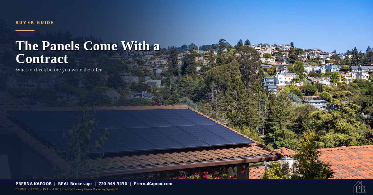That House Comes With Solar Panels. It Might Also Come With a 20-Year Contract.