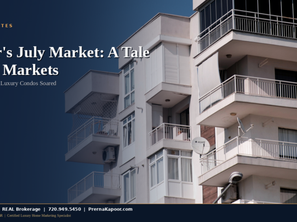 Denver skyline representing the city's July 2026 housing market, where overall prices cooled but luxury condo sales surged