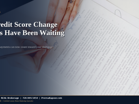 A renter reviewing paperwork at a kitchen table, representing new credit scoring rules that count on-time rent payments toward mortgage qualification