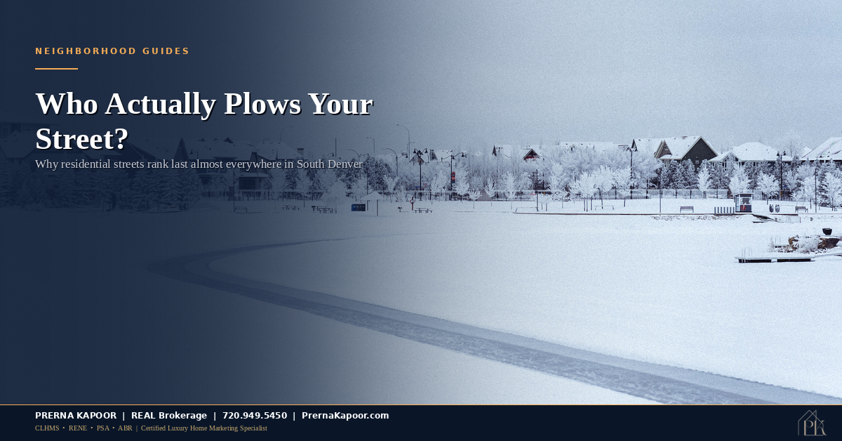 It Just Snowed in South Denver. Here’s Where Your Street Actually Ranks on the Plow List.