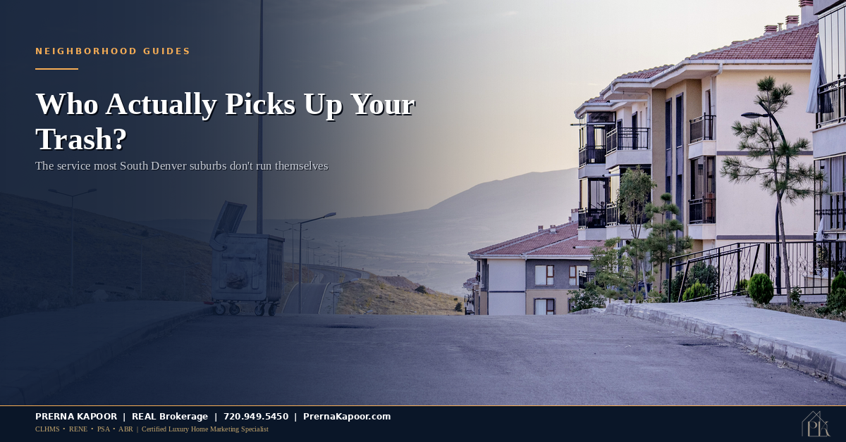 In Parker, Aurora, and Centennial, Nobody Sends a City Trash Truck. Here’s Who Actually Picks Up Your Garbage.