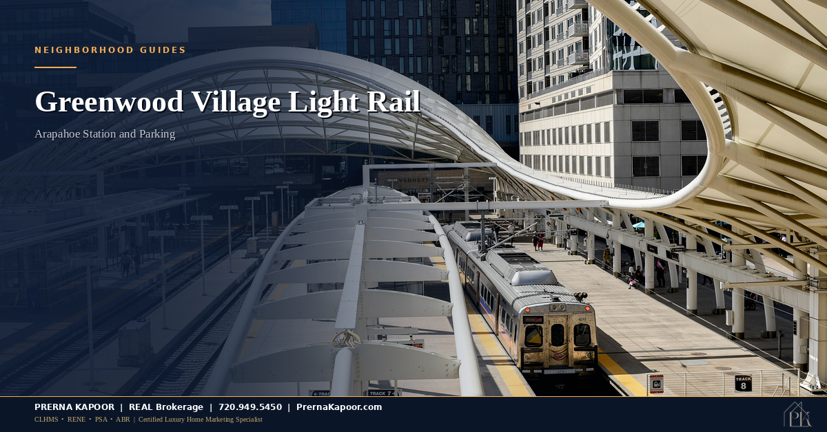 Greenwood Village Light Rail: Arapahoe Station, Parking and Connections