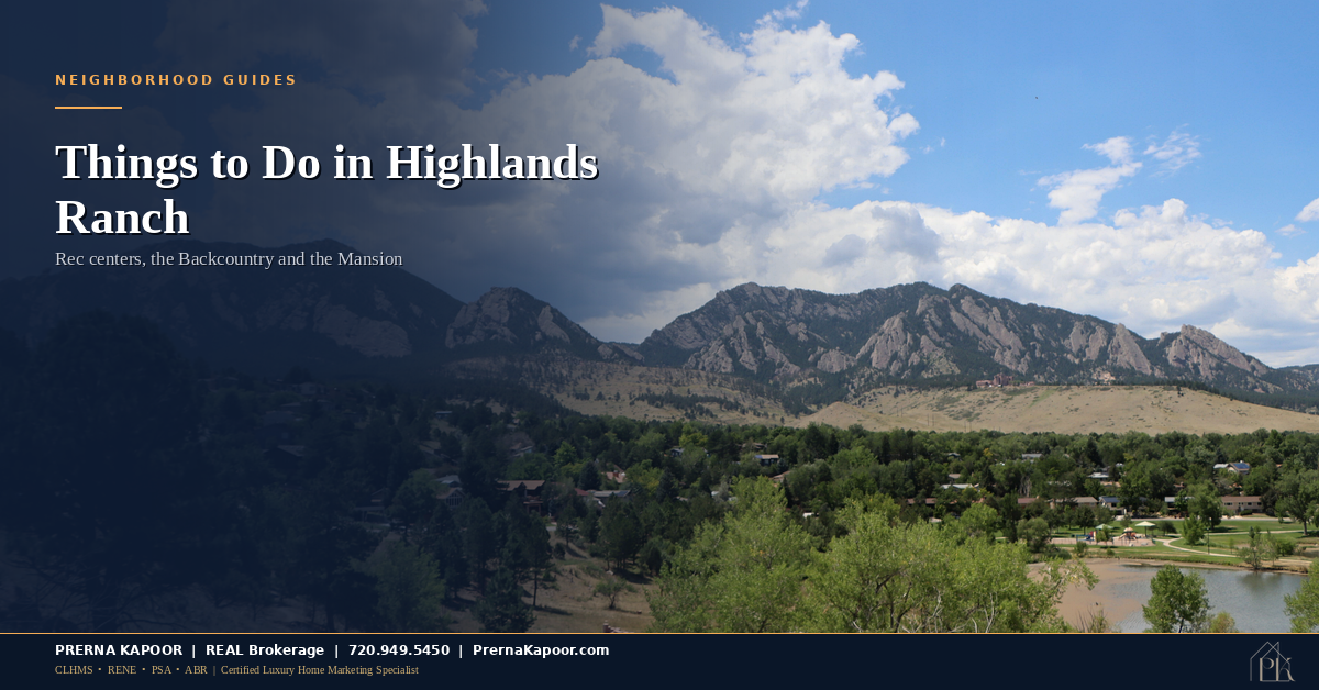 Things to Do in Highlands Ranch, CO: Rec Centers, the Backcountry and the Mansion