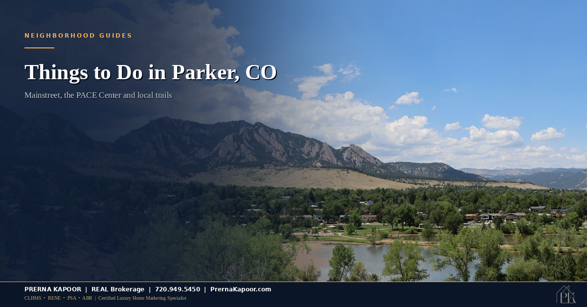 Things to Do in Parker, CO: Mainstreet, PACE Center, Trails and More